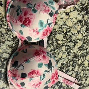 Floral Print Victoria Secret Bombshell Women's Bra